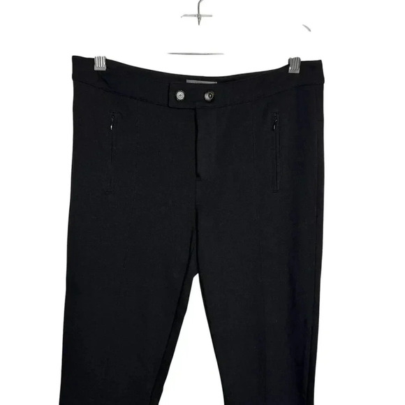 VINCE Black ponte knit skinny riding pants womens size 8 - Picture 5 of 9